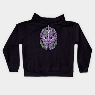 Trisula  -Trident of Shiva Kids Hoodie